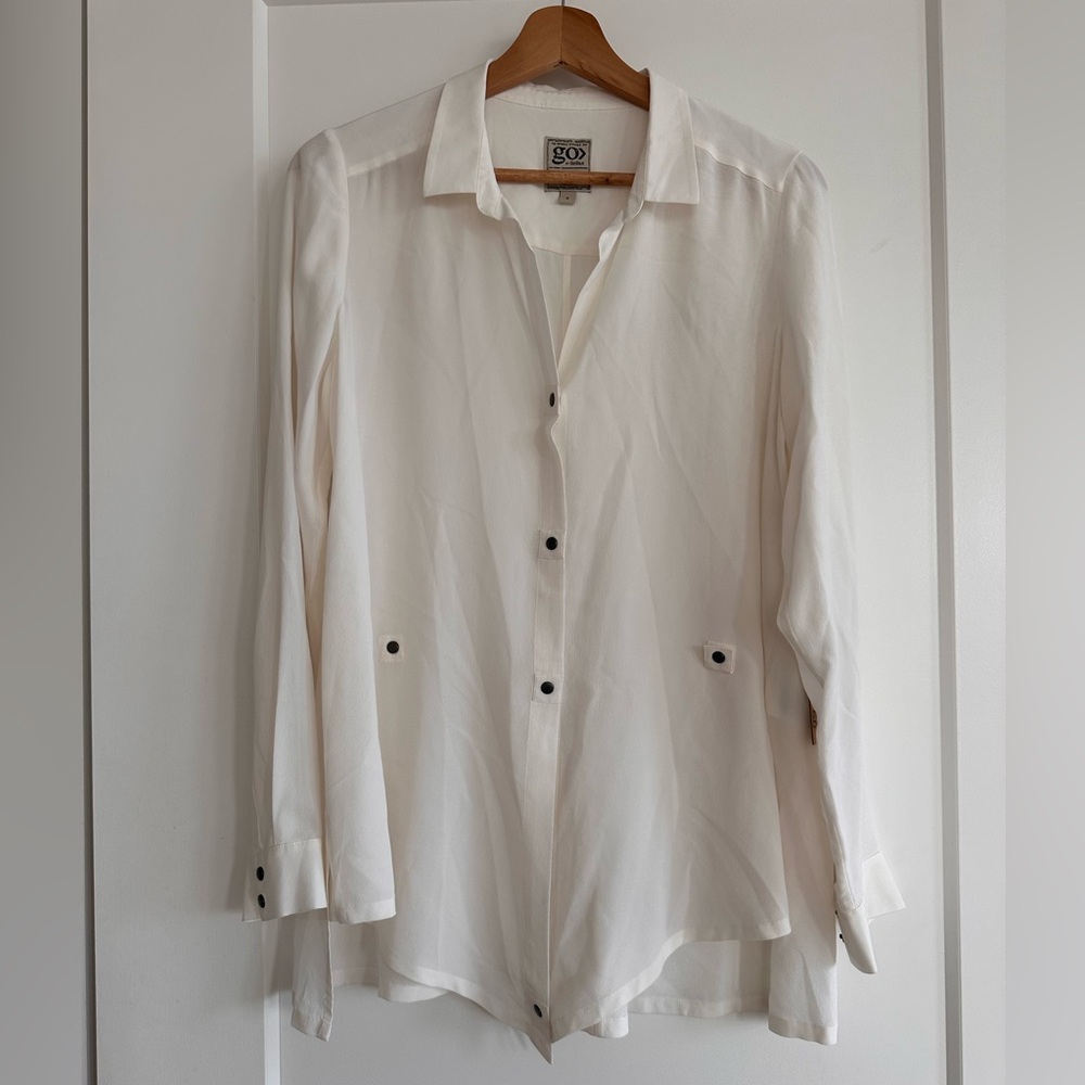 Go by Gosilk button- up